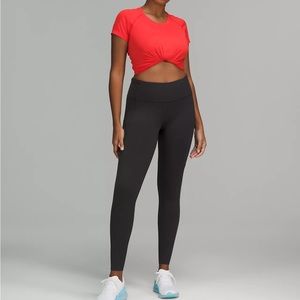 Lululemon Fast and Free Reflective High-Rise Tight 28" Black Size 4